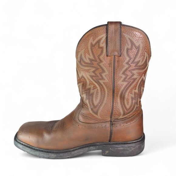 Wolverine Rancher Steel Toe Wellington Work Boots Brown W080150 Men's 12M - Picture 7 of 12